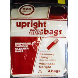 DVC Disposable Vac Bags, Kenmore 50651 & Whirlpool